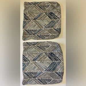 Geometric Patterned Custom-Made Tapestry Cushions Covers (Set of 2) NEW